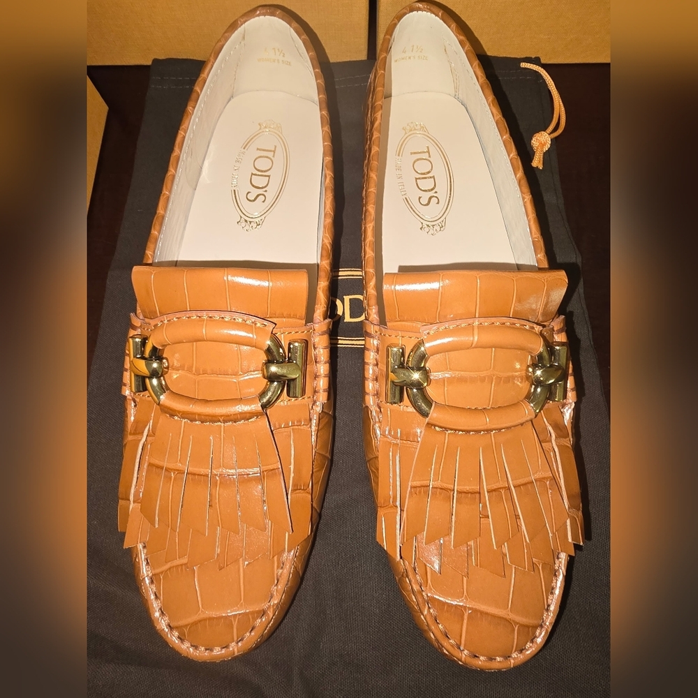 Tod's Brown Leather Women's Loafers